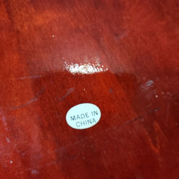 Vintage Faux Miniature Wooden Violin with Bow Shelf Decoration Decor 15" - Picture 11 of 12